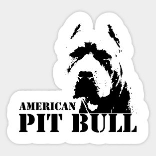 american pit bull Sticker